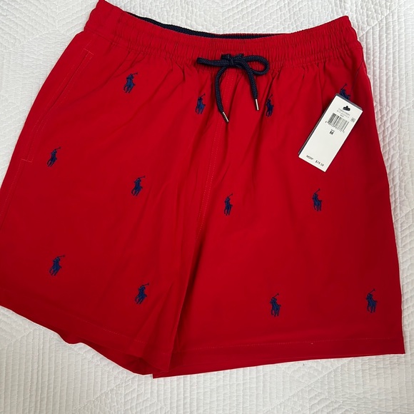New with tags Polo Ralph Lauren mens swim trunks size M